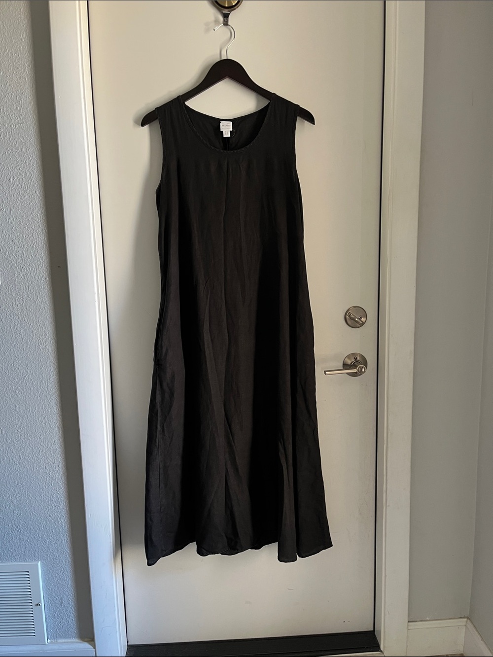 MaxMara Black Sleeveless Maxi Dress